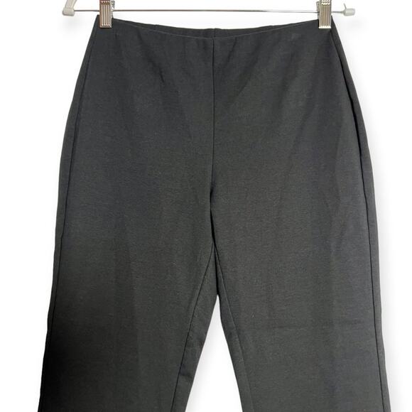 NEW Eileen Fisher Slim Crop Pant SIZE Petite PS Black Organic Pullon NWT - Picture 5 of 9